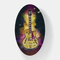 Colorful Bold Guitar for Musician Paperweight