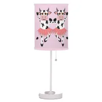 Cute and funny dancing cows tripod lamp