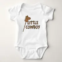 Little Cowboy Baby Boy Baby Bodysuit