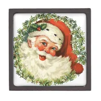 Vintage Santa Jewelry Box