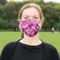 Lilac Flowers in Flower Garden, ZSSG Adult Cloth Face Mask