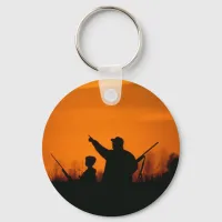 Hunting With Dad Keychain