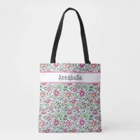 Groovy Vintage Daisy Flower Tote