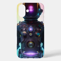 Colorful Atompunk Astronaut digital AI Art iPhone 16 Plus Case