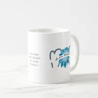 Love you Mom Floral Gift Coffee Mug