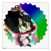 Sugar Glider Wearing a Hat Wall Sticker