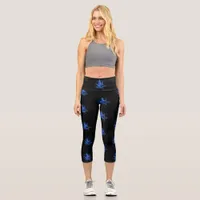 Lunar Moth Capri Leggings