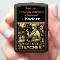 Inspiring Teacher Exploring Knowledge Zippo Lighter