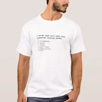 Technical Writer T-Shirt