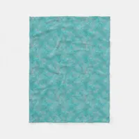 Southwest Turquoise Fleece Blanket