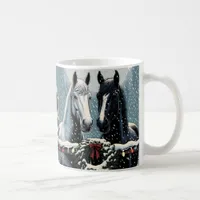 Festive Horses | Merry Christmas Coffee Mug