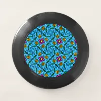 Abstract Floral Wham-O Frisbee