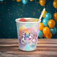 Enchanting Unicorn Paper Cups