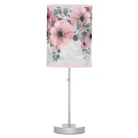 Romantic Elegant Antique Floral Composition Table Lamp