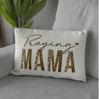 Praying Mama Leopard Accent Pillow