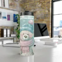 Chill Out Cute Bear Thermal Tumbler