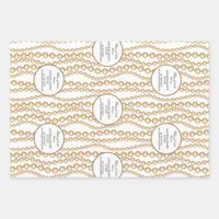 Elegant University Master's Grad Graduation Party Wrapping Paper Sheets