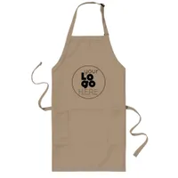 Custom Company Logo Promotional Uniform Pocketed Long Apron