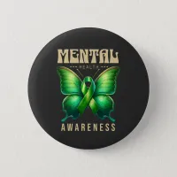 Mental Health Awareness Retro  Button