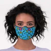 Abstract Floral Premium Face Mask