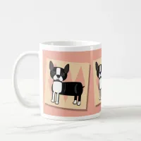 Boston Terriers Cute Pet Dog Cartoon Art Fun  Coffee Mug