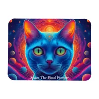 Space Cat Cosmic Feline  Magnet