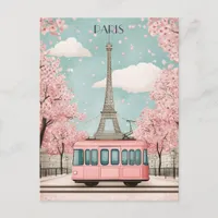 Paris France Travel Postcard