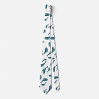 Narwhal Pattern Neck Tie