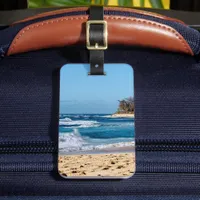 Tropical Beach Luggage Tag