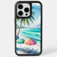 Tropical Island Coastal Beach Surf iPhone 15 Pro Max Case