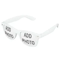 Customize Add Name Photo or Artwork Retro Sunglasses