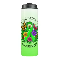 Lyme Disease Awareness Ribbon Thermal Tumbler