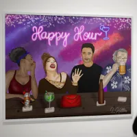 Happy Hour | Digital Art Poster
