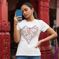 Words of Heart Womens T-Shirt