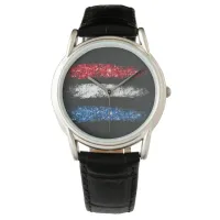 *~* Modern Simple Abstract American Flag - USA Watch