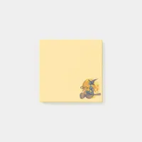 Spooky Witch Yellow Post-it Notes