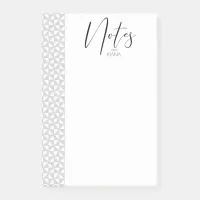 Simply Minimalist Wedding Black ID523 Post-it Notes