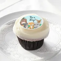 It's a Boy | Woodland Creatures Baby Shower  Edible Frosting Rounds