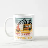 Retro Sunset Vintage Camping Crew Camping Coffee Mug