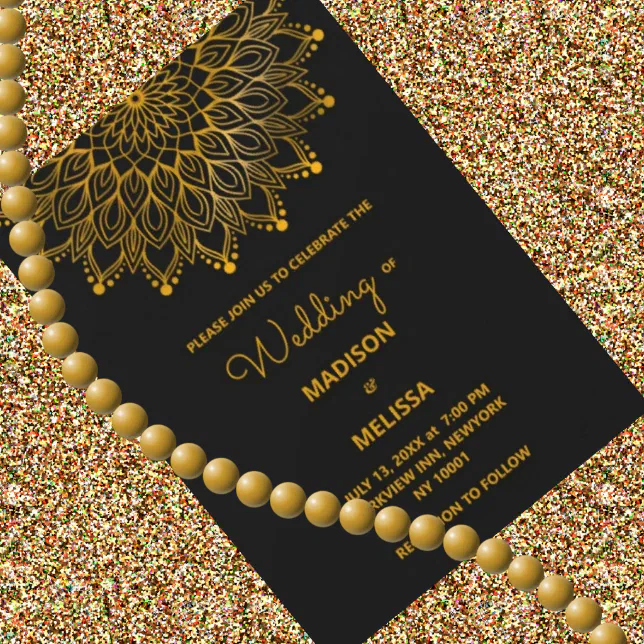 Traditional mandala classic elegant Invitation