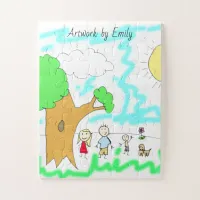 Add your Child's Artwork to this Jigsaw Puzzle