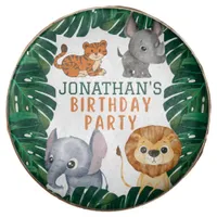 Cute Jungle Animals Birthday Party Chocolate Covered Oreo