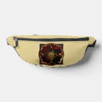 Autumn Elegance: The Floral Medallion Fanny Pack