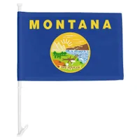 Montana State Car Flag