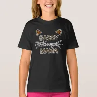 Sassy Like My Mama Leopard Print Whiskers and Ears T-Shirt