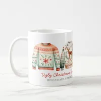 Funny Ugly Christmas Sweater Contest Winner Coffee Mug