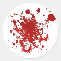 Blood Splatter Stickers for Halloween