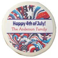 Fourth of July | Stars and Stripes Personalized Sugar Cookie