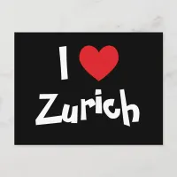 I Love Zurich Postcard