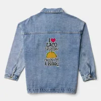 Official Taco Thursday funny food slogan Denim Jacket